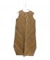 ISSEY MIYAKE (イッセイミヤケ) ノースリーブワンピース ベージュ サイズ:2：30000円