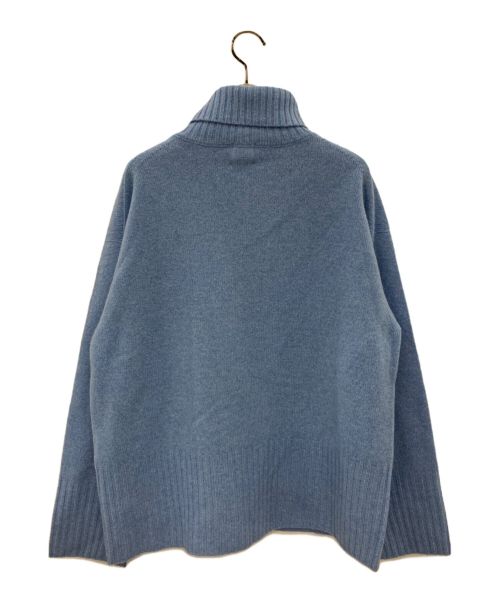Spick and Span（スピックアンドスパン）Spick and Span (スピックアンドスパン) ウールカシミヤ タートルネックプルオーバー ブルー サイズ:-の古着・服飾アイテム