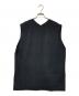 SLOBE IENA (スローブ イエナ) 25AW ダブルフェイスニットベスト ブラック サイズ:-：5000円