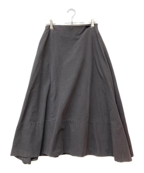 MADISON BLUE（マディソンブルー）MADISON BLUE (マディソンブルー) MI-MOLLET FLARE BACK SATIN SK チャコールグレー サイズ:Mの古着・服飾アイテム