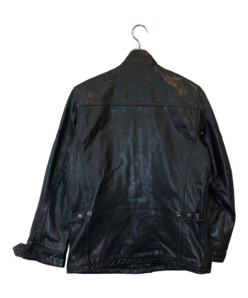 Schott（ショット）Schott (ショット) ゴートレザートレイルジャケット ブラック サイズ:Mの古着・服飾アイテム