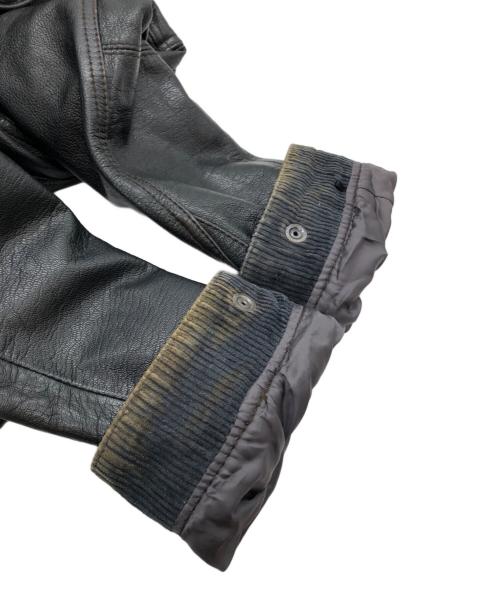 Schott（ショット）Schott (ショット) ゴートレザートレイルジャケット ブラック サイズ:Mの古着・服飾アイテム