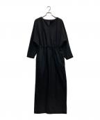 allurevilleアルアバイル）の古着「バランサーキュラーフロントシームワンピース」｜ブラック
