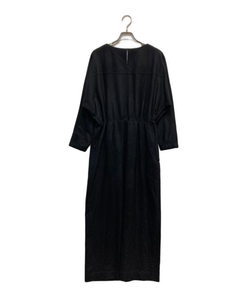 allureville（アルアバイル）allureville (アルアバイル) バランサーキュラーフロントシームワンピース ブラック サイズ:2 未使用品の古着・服飾アイテム
