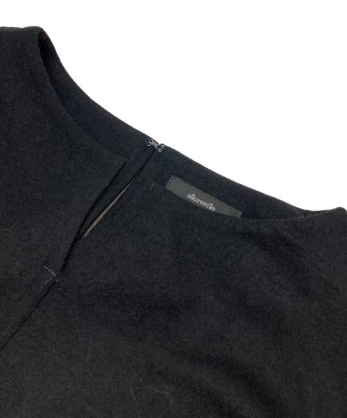 allureville（アルアバイル）allureville (アルアバイル) バランサーキュラーフロントシームワンピース ブラック サイズ:2 未使用品の古着・服飾アイテム