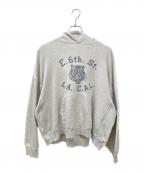 REMI RELIEF×MUSE de Deuxieme Classeレミレリーフ×ミューズ ドゥーズィエム クラス）の古着「L.A.C.A.L. TIGER フーディー」｜アイボリー