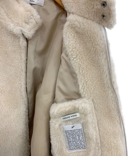 AFTER PLAY（アフタープレイ）AFTER PLAY (アフタープレイ) Deuxieme Classe (ドゥーズィエム クラス) ボアコート ベージュ サイズ:Mediumの古着・服飾アイテム