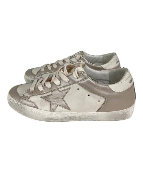 GOLDEN GOOSE（ゴールデングース）GOLDEN GOOSE (ゴールデングース) SUPER-STAR アイボリー サイズ:SIZE37の古着・服飾アイテム