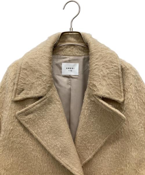 Ameri（アメリ）Ameri (アメリ) 3WAY OVAL SHAGGY COAT ベージュ サイズ:Fの古着・服飾アイテム