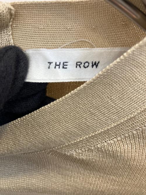 THE ROW（ザ ロウ）THE ROW (ザ ロウ) シルクニット ベージュ サイズ:xsの古着・服飾アイテム