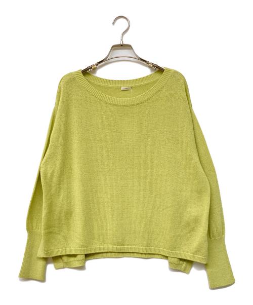 IENA（イエナ）IENA (イエナ) コットンナイロンテープヤーンプルオーバー グリーン サイズ:‐の古着・服飾アイテム