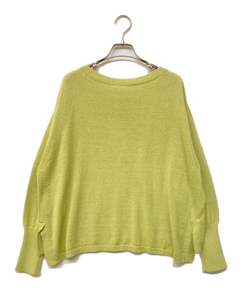 IENA（イエナ）IENA (イエナ) コットンナイロンテープヤーンプルオーバー グリーン サイズ:‐の古着・服飾アイテム