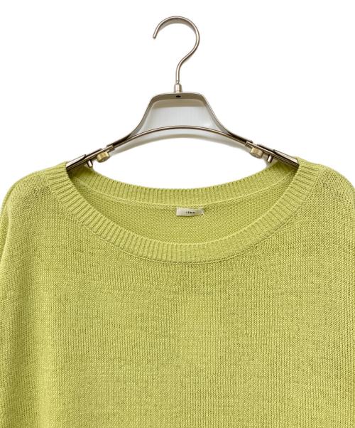 IENA（イエナ）IENA (イエナ) コットンナイロンテープヤーンプルオーバー グリーン サイズ:‐の古着・服飾アイテム