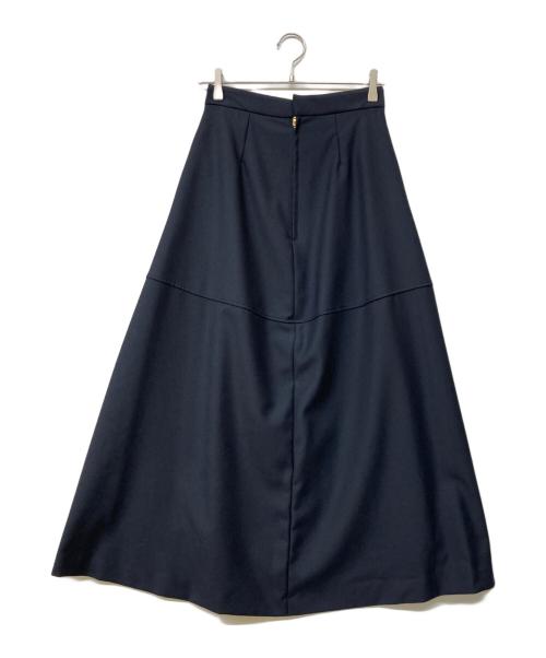 R'IAM-Plage（リアムプラージュ）R'IAM-Plage (リアムプラージュ) コクーンボリュームスカート ネイビー サイズ:36の古着・服飾アイテム