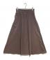 JOURNAL STANDARD（ジャーナルスタンダード）の古着「マットメモリーサーキュラースカート」｜ブラウン