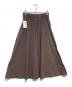 JOURNAL STANDARD (ジャーナルスタンダード) マットメモリーサーキュラースカート ブラウン サイズ:38 未使用品：3980円