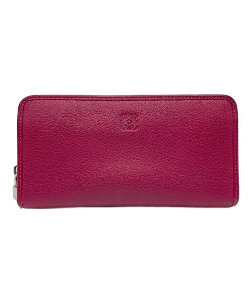 LOEWE（ロエベ）LOEWE (ロエベ) 長財布 パープルの古着・服飾アイテム