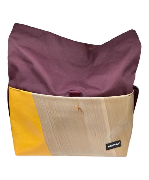 FREITAG（フライターグ）FREITAG (フライターグ) 2WAYショルダーバッグ ボルドー×アイボリーの古着・服飾アイテム