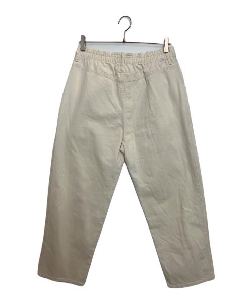 mother（マザー）mother (マザー) THE HALF SPRING PLEATED GREASER ANKLE アイボリー サイズ:31 未使用品の古着・服飾アイテム