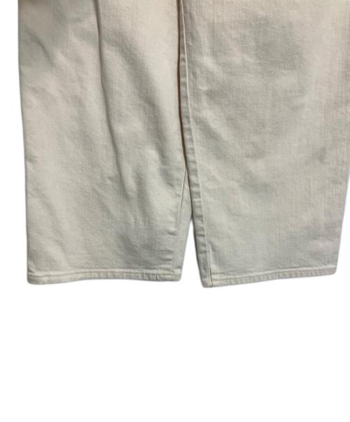 mother（マザー）mother (マザー) THE HALF SPRING PLEATED GREASER ANKLE アイボリー サイズ:31 未使用品の古着・服飾アイテム