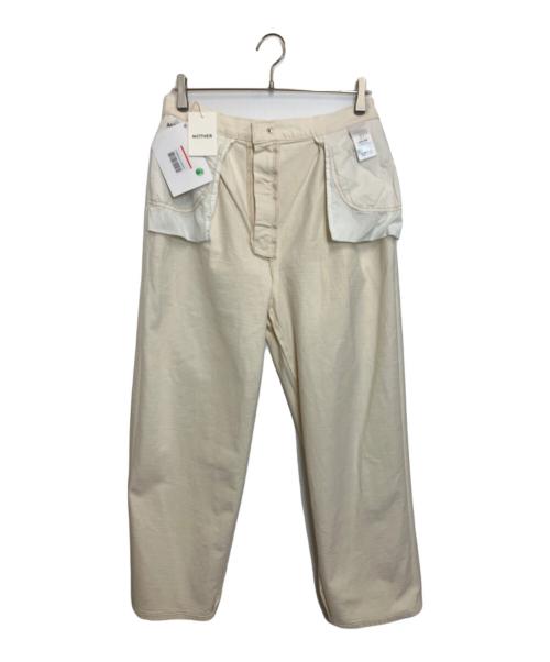 mother（マザー）mother (マザー) THE HALF SPRING PLEATED GREASER ANKLE アイボリー サイズ:31 未使用品の古着・服飾アイテム