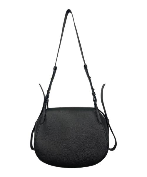 DEMELLIER（デメリエー）DEMELLIER (デメリエー) Lausanne ラウンド型ショルダーバッグ ブラックの古着・服飾アイテム