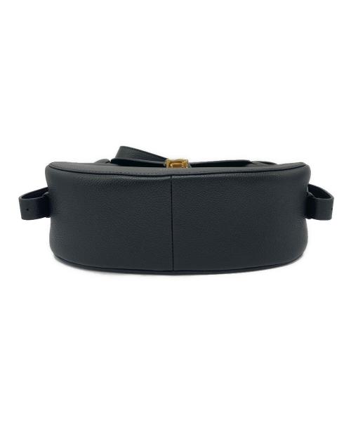 DEMELLIER（デメリエー）DEMELLIER (デメリエー) Lausanne ラウンド型ショルダーバッグ ブラックの古着・服飾アイテム