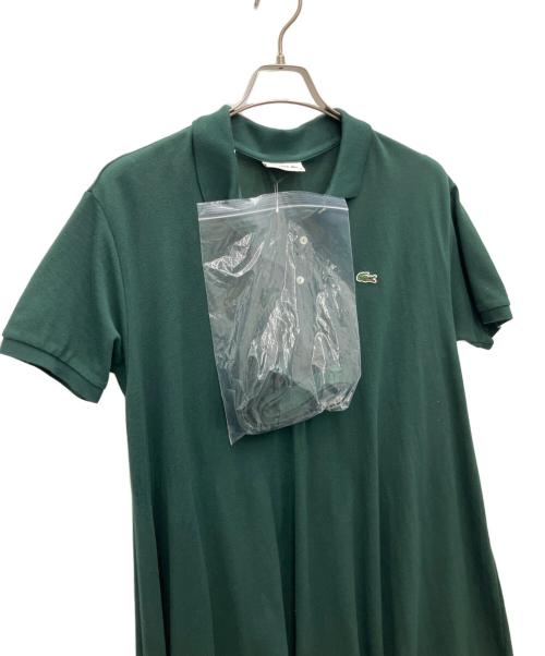 LACOSTE（ラコステ）LACOSTE (ラコステ) 鹿の子地マキシ丈ドレス グリーン サイズ:SIZE38の古着・服飾アイテム