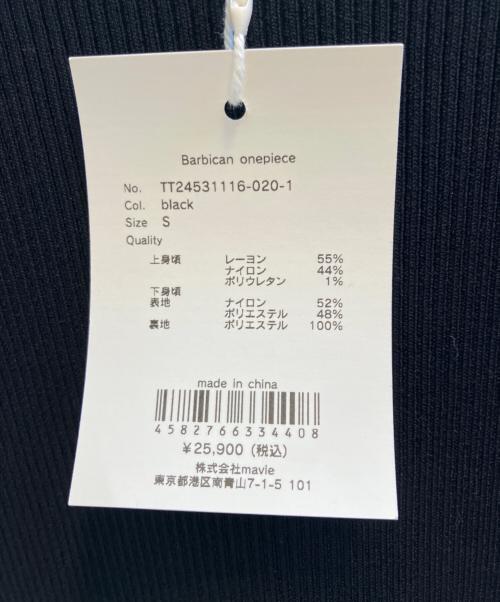 THE TOE（ザ・トゥー）THE TOE (ザ・トゥー) Barbican onepiece ブラック サイズ:Ｓ 未使用品の古着・服飾アイテム