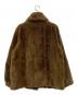 CASA FLINE (カーサフライン) RECYCLE POLYESTER FUR SHORT COAT（リサイクルポリエステル ファーショートコート） ブラウン サイズ:ＳＩＺＥ　ＦＲＥＥ：12000円