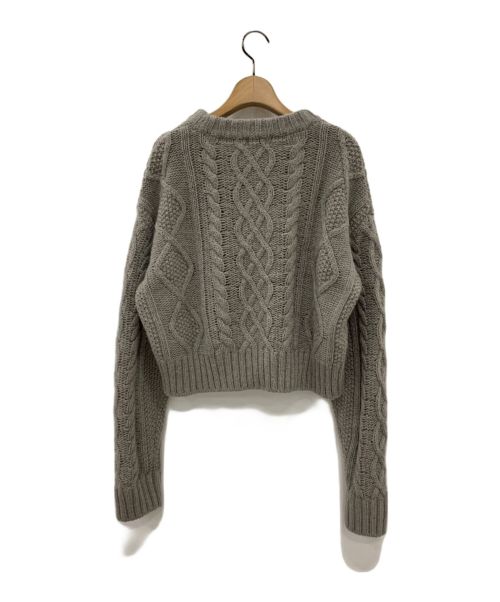 the Barnnet（ザ バーネット）the Barnnet (ザ バーネット) ケーブルニット グレー サイズ:-の古着・服飾アイテム