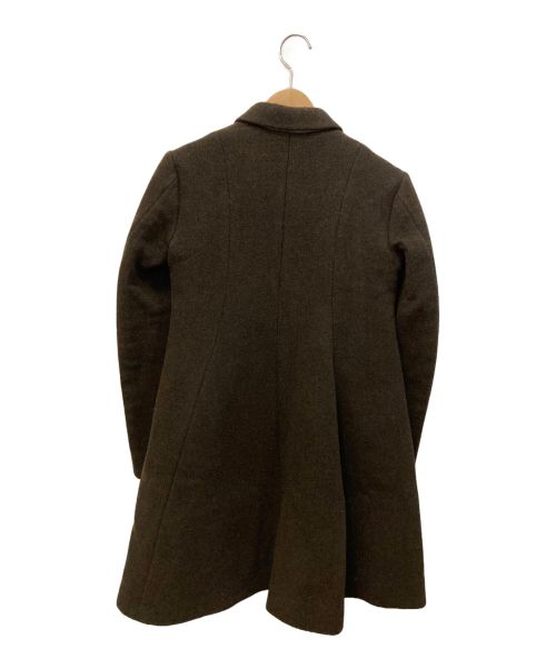 CELINE（セリーヌ）CELINE (セリーヌ) Aラインコート ブラウン サイズ:34の古着・服飾アイテム
