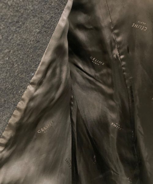 CELINE（セリーヌ）CELINE (セリーヌ) Aラインコート ブラウン サイズ:34の古着・服飾アイテム