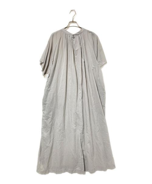evam eva（エヴァムエヴァ）evam eva (エヴァムエヴァ) コットンローンワンピース サージ サイズ:Mの古着・服飾アイテム