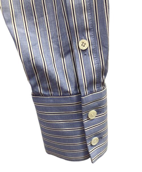 sacai（サカイ）sacai (サカイ) THOMAS MASON (トーマスメイソン) ストライプシャツ ブルー サイズ:1の古着・服飾アイテム