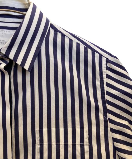 sacai（サカイ）sacai (サカイ) THOMAS MASON (トーマスメイソン) ストライプシャツ ネイビー サイズ:1の古着・服飾アイテム