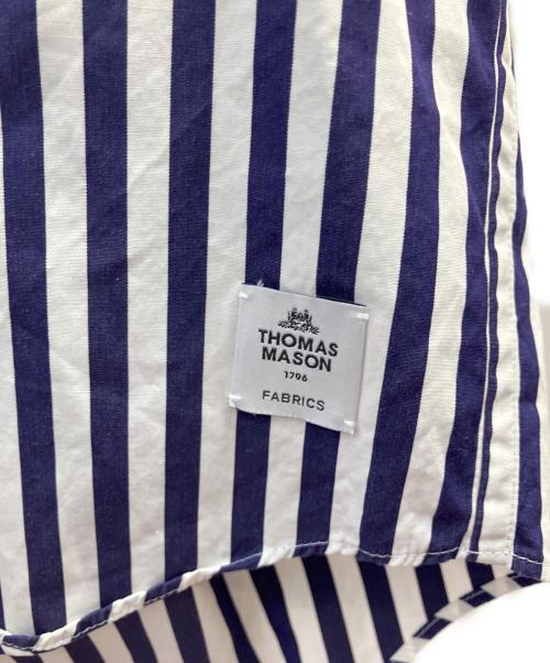 sacai（サカイ）sacai (サカイ) THOMAS MASON (トーマスメイソン) ストライプシャツ ネイビー サイズ:1の古着・服飾アイテム