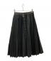 sacai（サカイ）の古着「バンダナプリントプリーツスカート」｜ブラック
