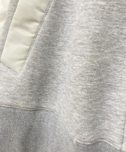 sacai（サカイ）sacai (サカイ) MA-1 スポンジスウェット ドッキングブルゾン グレー サイズ:1の古着・服飾アイテム