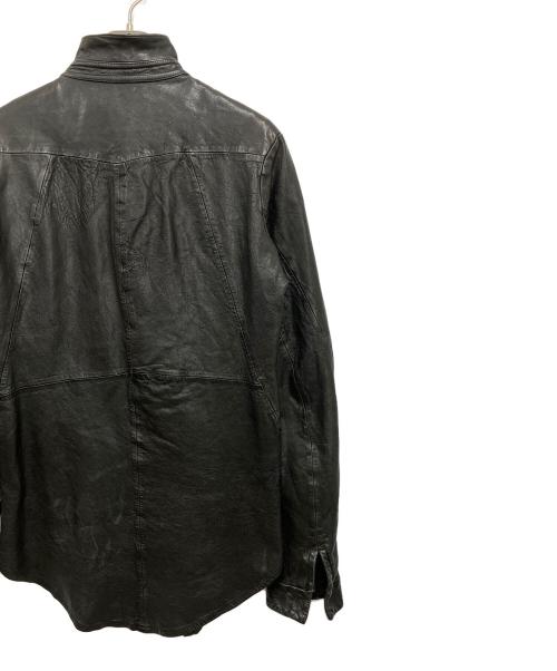 JULIUS（ユリウス）JULIUS (ユリウス) ラムレザージャケット ブラック サイズ:ＳＩＺＥ2の古着・服飾アイテム