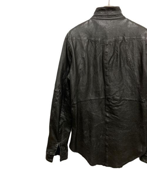 JULIUS（ユリウス）JULIUS (ユリウス) ラムレザージャケット ブラック サイズ:ＳＩＺＥ2の古着・服飾アイテム