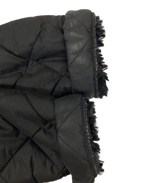 MACKINTOSH SCOTLAND（マッキントッシュスコットランド）MACKINTOSH SCOTLAND (マッキントッシュスコットランド) 裏ボアフーデッドキルティングコート ブラック サイズ:36の古着・服飾アイテム