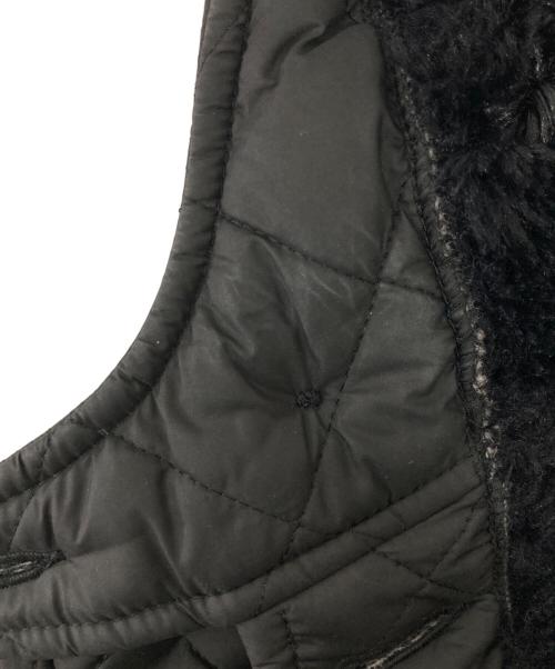 MACKINTOSH SCOTLAND（マッキントッシュスコットランド）MACKINTOSH SCOTLAND (マッキントッシュスコットランド) 裏ボアフーデッドキルティングコート ブラック サイズ:36の古着・服飾アイテム