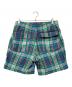 POLO RALPH LAUREN (ポロ・ラルフローレン) QRタグ RELAXED FITチェックイージーハーフパンツ グリーン×ブルー サイズ:L：4000円