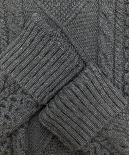 BROOKS BROTHERS（ブルックスブラザーズ）BROOKS BROTHERS (ブルックスブラザーズ) ケーブルニット ネイビー サイズ:M 未使用品の古着・服飾アイテム