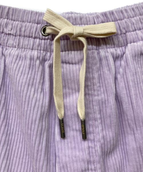 POLO RALPH LAUREN（ポロ・ラルフローレン）POLO RALPH LAUREN (ポロ・ラルフローレン) QRタグ CLASSIC FIT コーデュロイショートパンツ ラベンダー サイズ:sizeMの古着・服飾アイテム