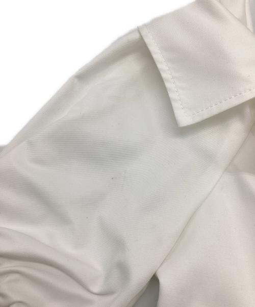 eimy istoire（エイミーイストワール）eimy istoire (エイミーイストワール) オフショルダーバルーンミニワンピース ホワイト サイズ:Sの古着・服飾アイテム