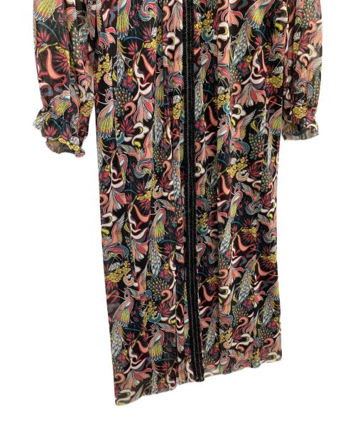 VIVIENNE TAM（ヴィヴィアンタム）VIVIENNE TAM (ヴィヴィアンタム) ピーコック柄パワーネットワンピース マルチカラー サイズ:SIZE40の古着・服飾アイテム