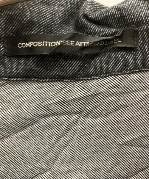 Y's（ワイズ）Y's (ワイズ) シワ加工クロップドシャツ ブラック サイズ:2の古着・服飾アイテム