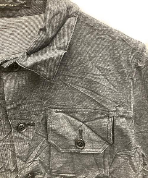 Y's（ワイズ）Y's (ワイズ) シワ加工クロップドシャツ ブラック サイズ:2の古着・服飾アイテム
